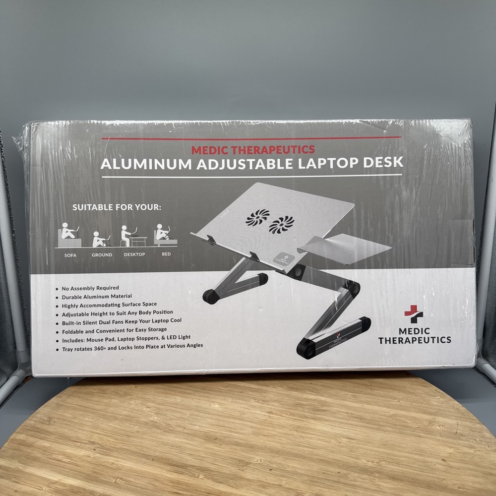 NIB Medic Therapeutics Laptop Desk, Adjustable, Multipurpose Use